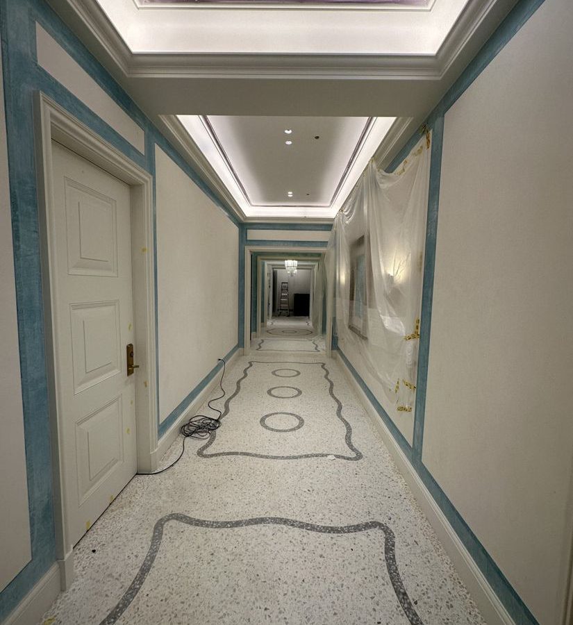 Vineta Hotel Corridor Decorative Floor Inlay
