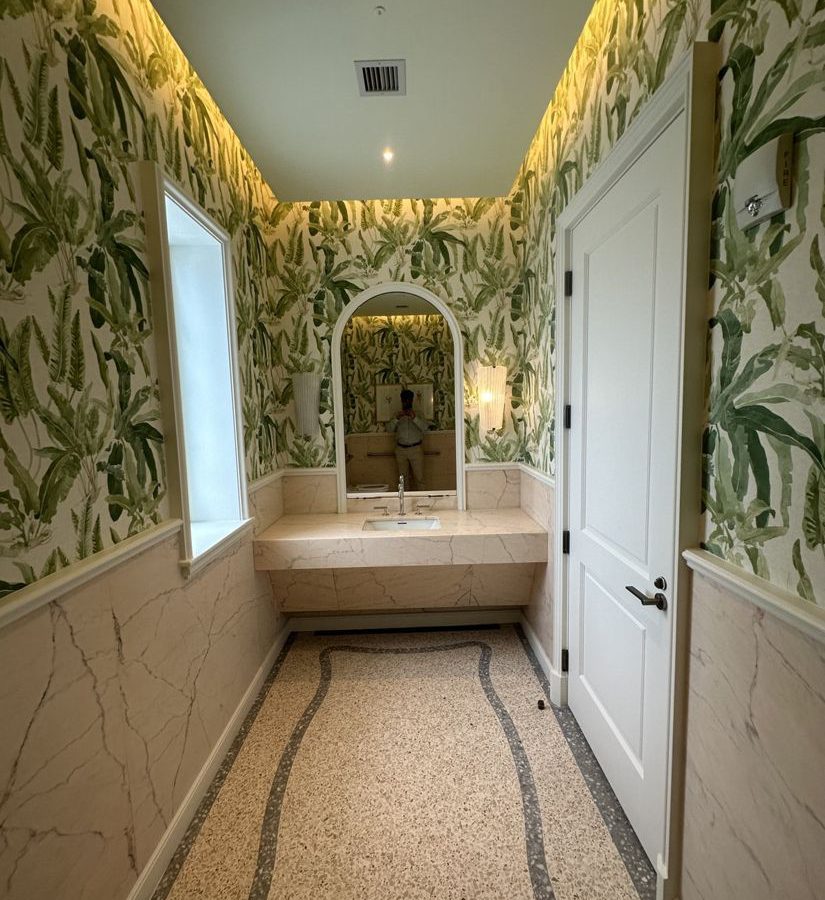 Vineta Hotel Bathroom Marble Terrazzo Detail