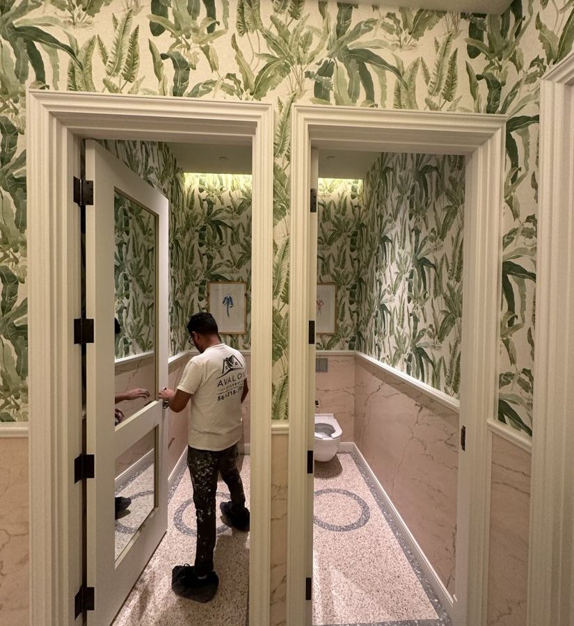 Vineta Hotel Wallcovering Installation