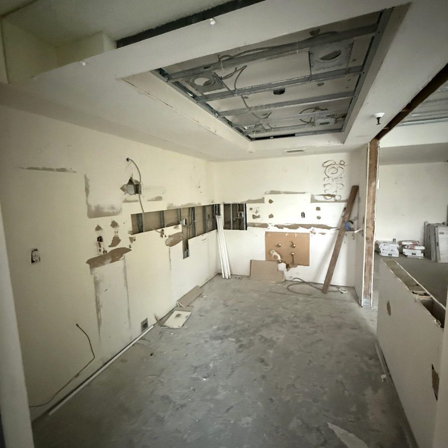 Jupiter Cove Condo Kitchen Rough In Stage