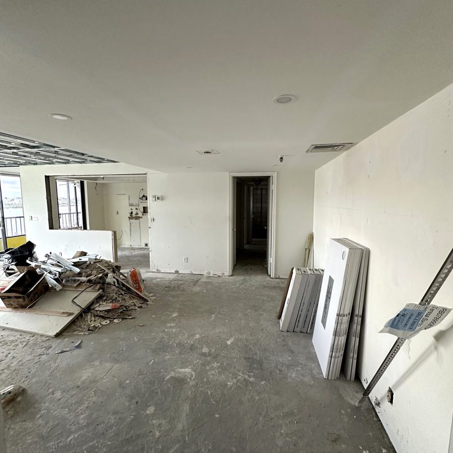 Jupiter Cove Condo Drywall Finishing Stage